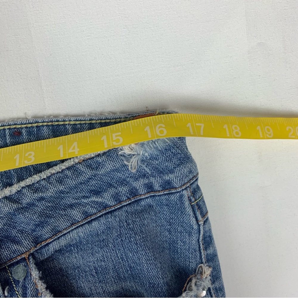 Bongo Juniors 13 32 Patchwork Denim Distressed Bl… - image 7